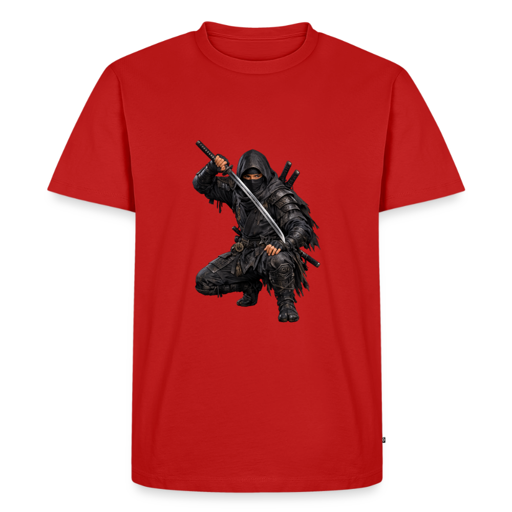 Premium T-Shirt "Ninja III" - Rot