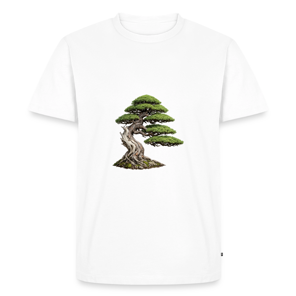Premium T-Shirt "Bonsai" - Weiß