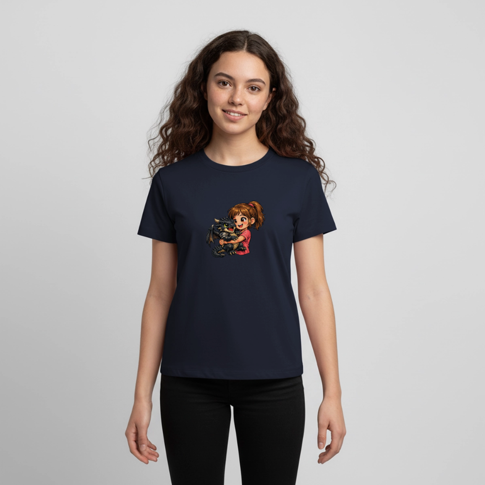 Teenager Premium T-Shirt "Drache" - Navy