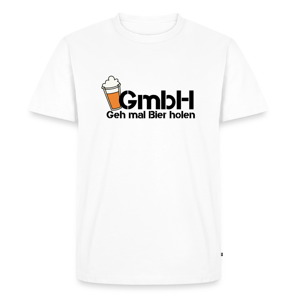 Premium T-Shirt "GmbH" - Weiß