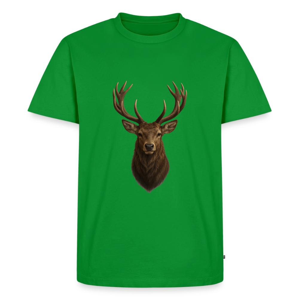 Premium T-Shirt "Hirsch" - Grün