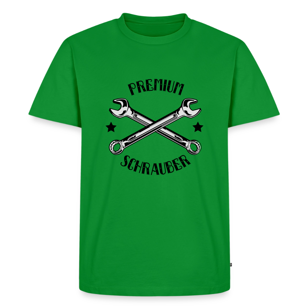 Premium T-Shirt "Schrauber" - Grün