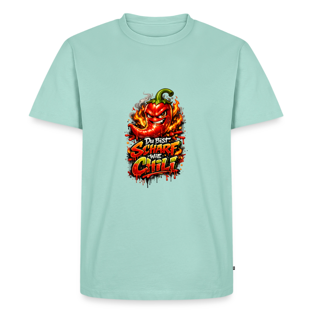 Männer Premium T-Shirt "Scharf wie Chili" - Mint 