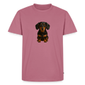 Premium T-Shirt "Dackel" - Mauve