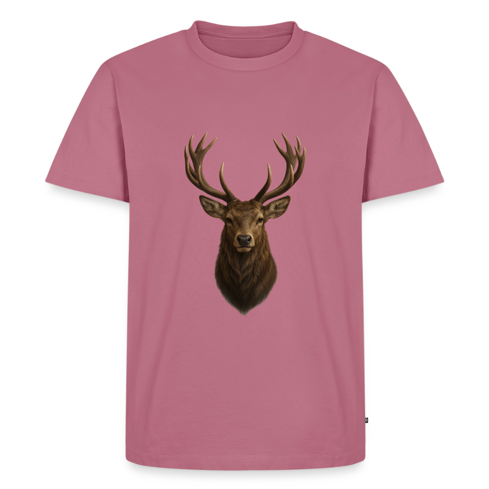 Premium T-Shirt "Hirsch" - Mauve