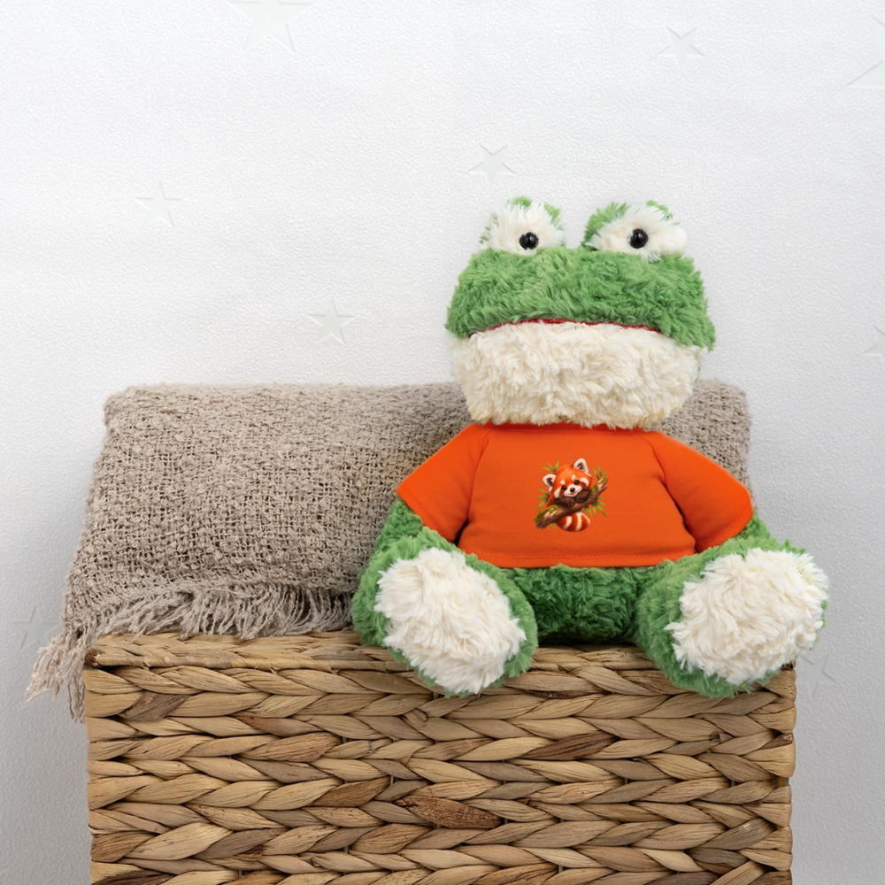 Plüschtier MiniFeet® Frosch Torge - Goldorange