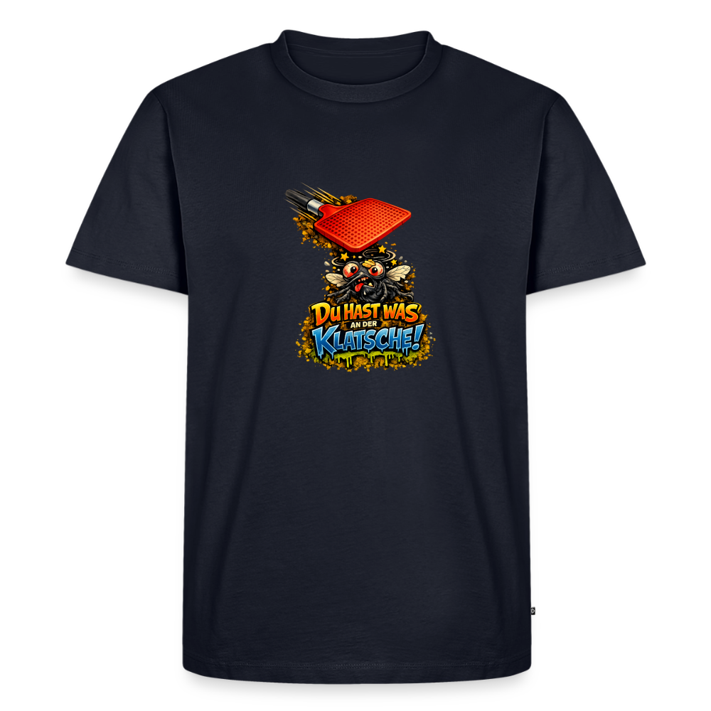 Premium T-Shirt "Klatsche" - Navy