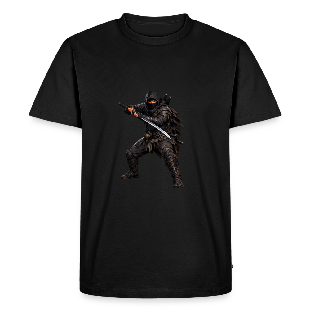Premium T-Shirt "Ninja 1" - Schwarz