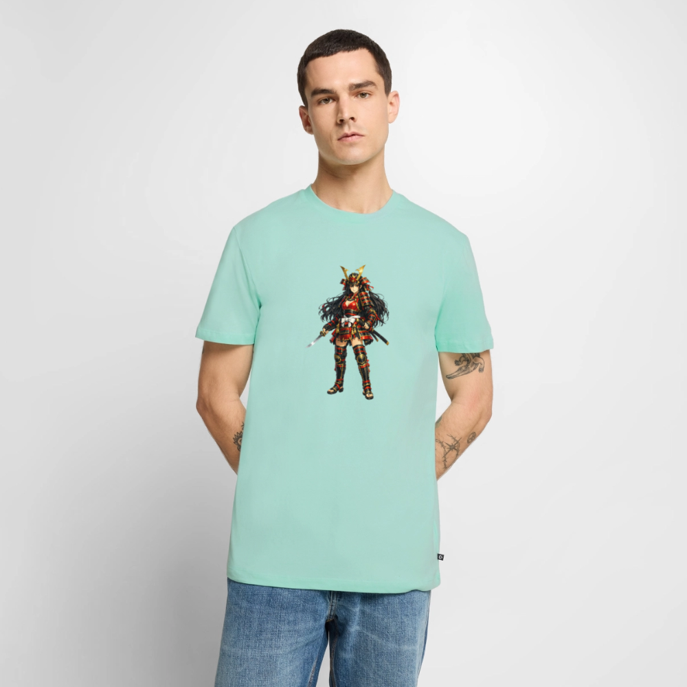 Premium T-Shirt "Samuraj Girl" - Mint 