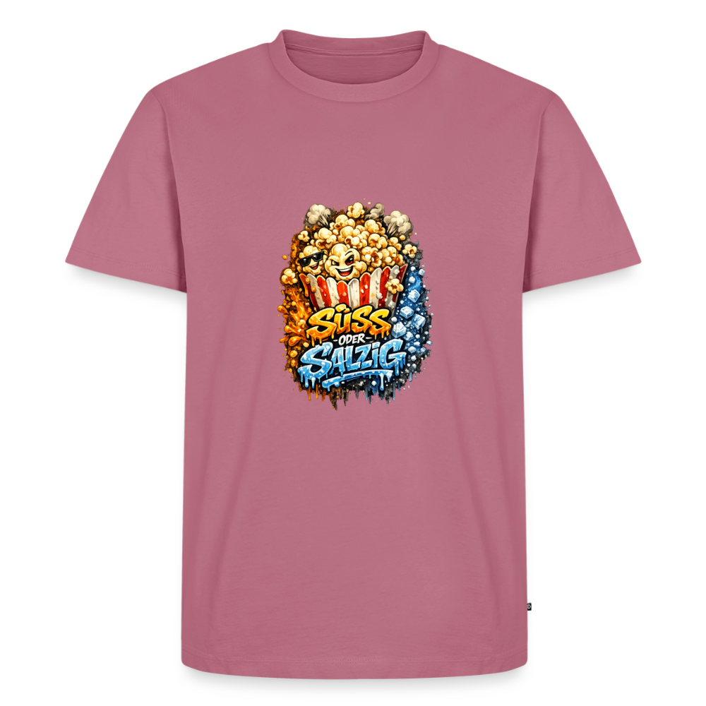 Premium T-Shirt "Süss oder Salzig - Mauve