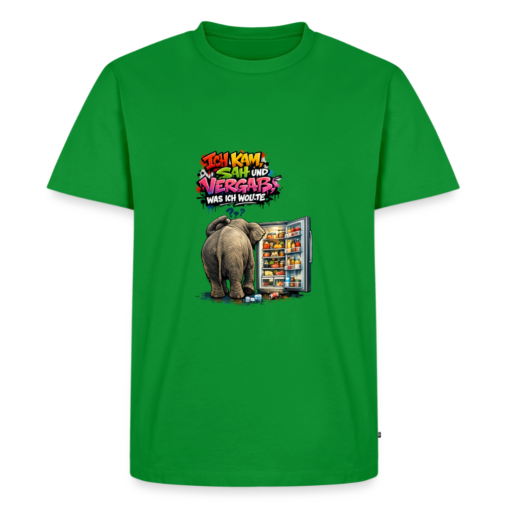 Premium T-Shirt "Ich kam,sah..." - Grün