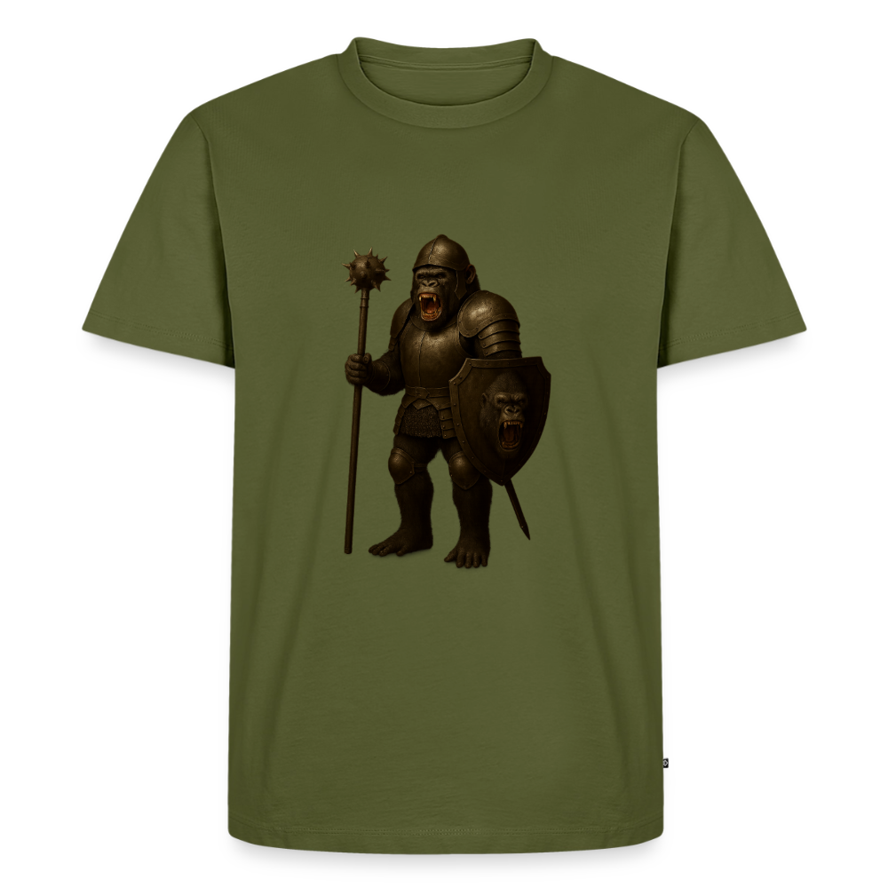Premium T-Shirt "Gorilla Warrior" - Khaki