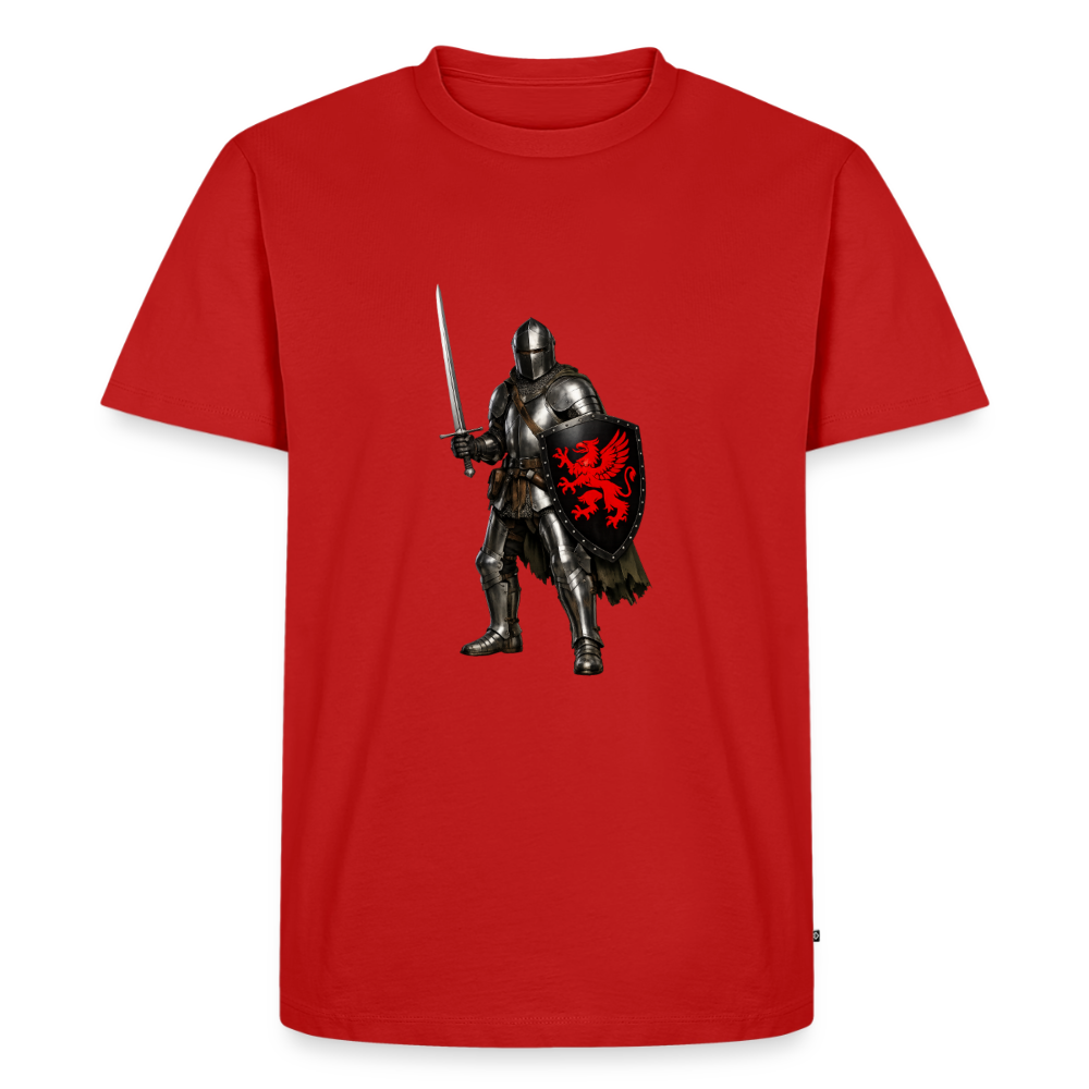 Premium T-Shirt "Ritter roter Greif" - Rot