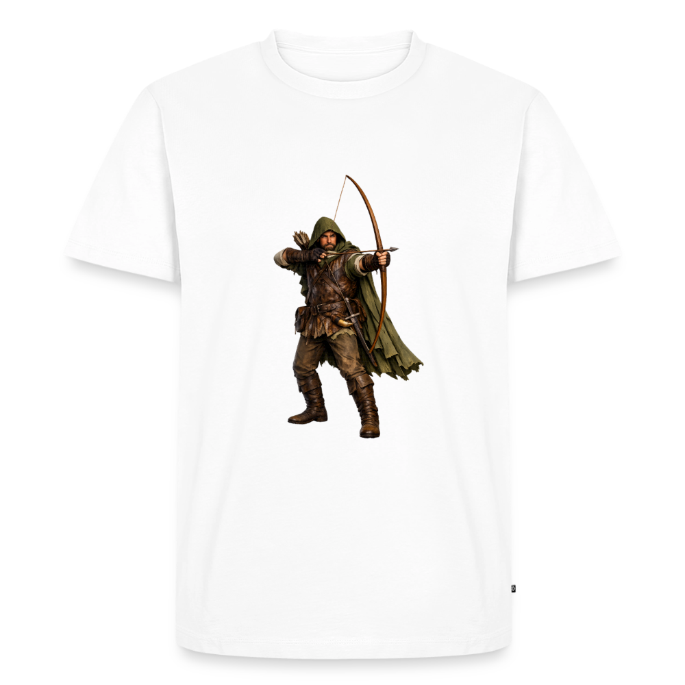 Premium T-Shirt "Hood" - Weiß