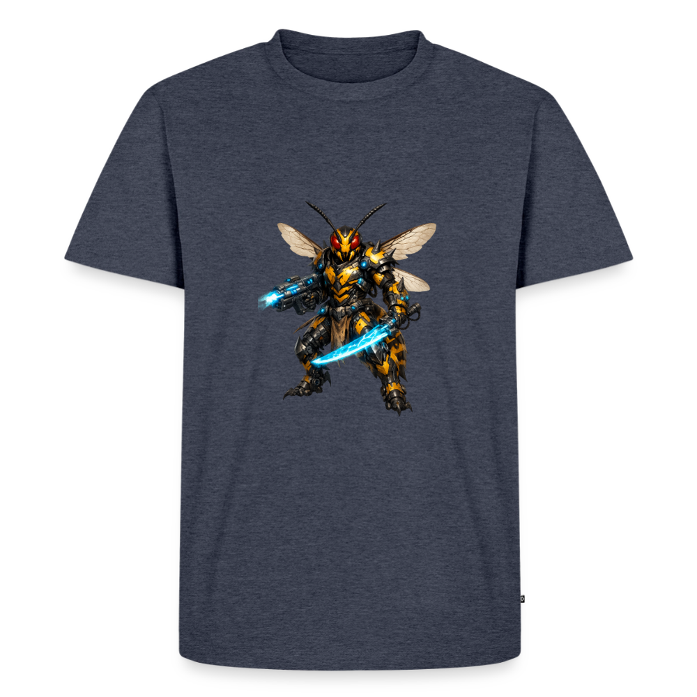 Premium T-Shirt "Bee" - Jeansblau 