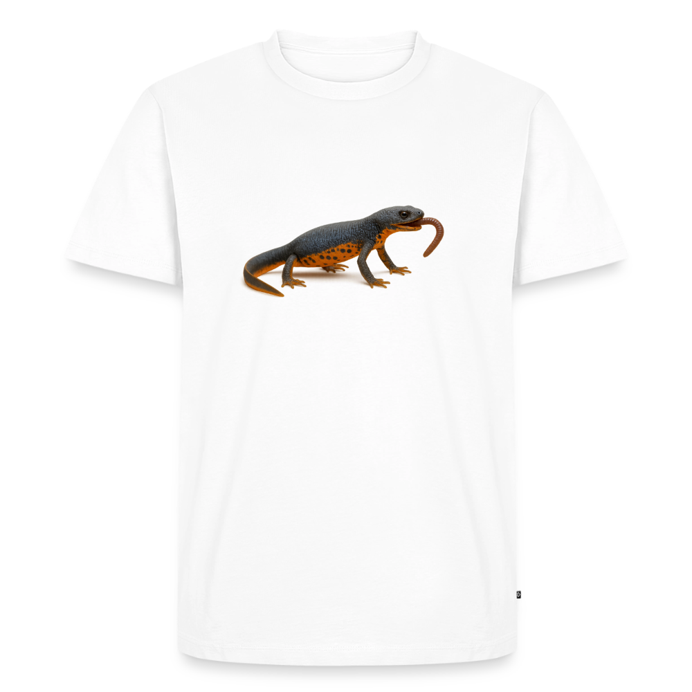 Premium T-Shirt "Feuerbauchmolch" - Weiß