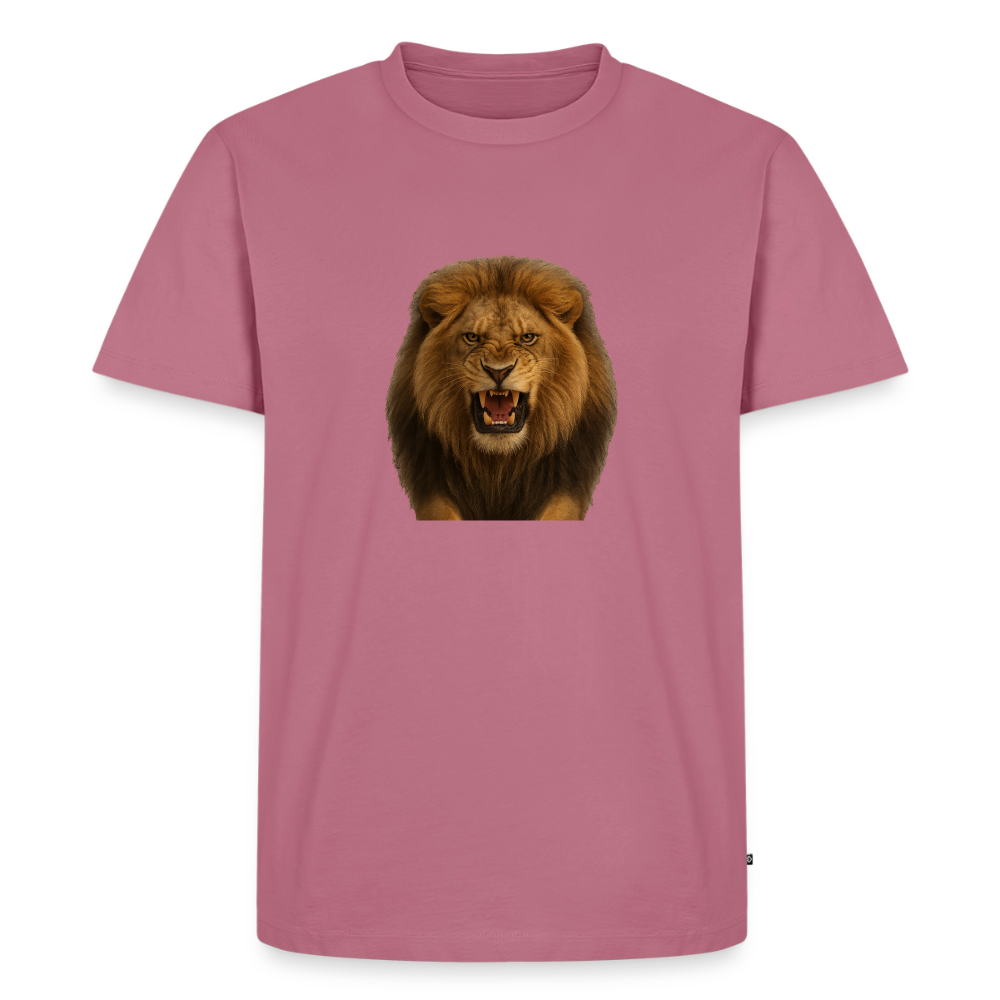 Premium T-Shirt "Löwe" - Mauve