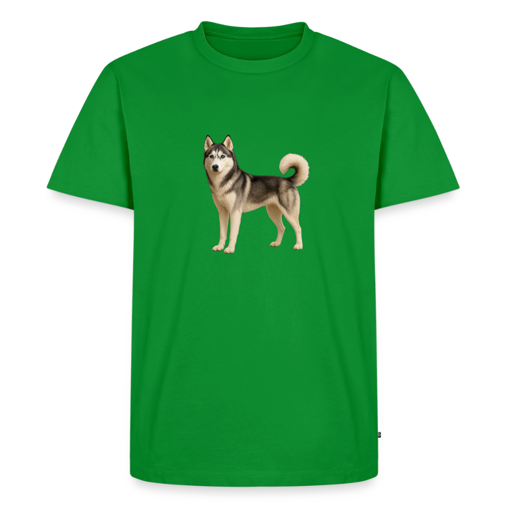 Premium T-Shirt "Husky" - Grün