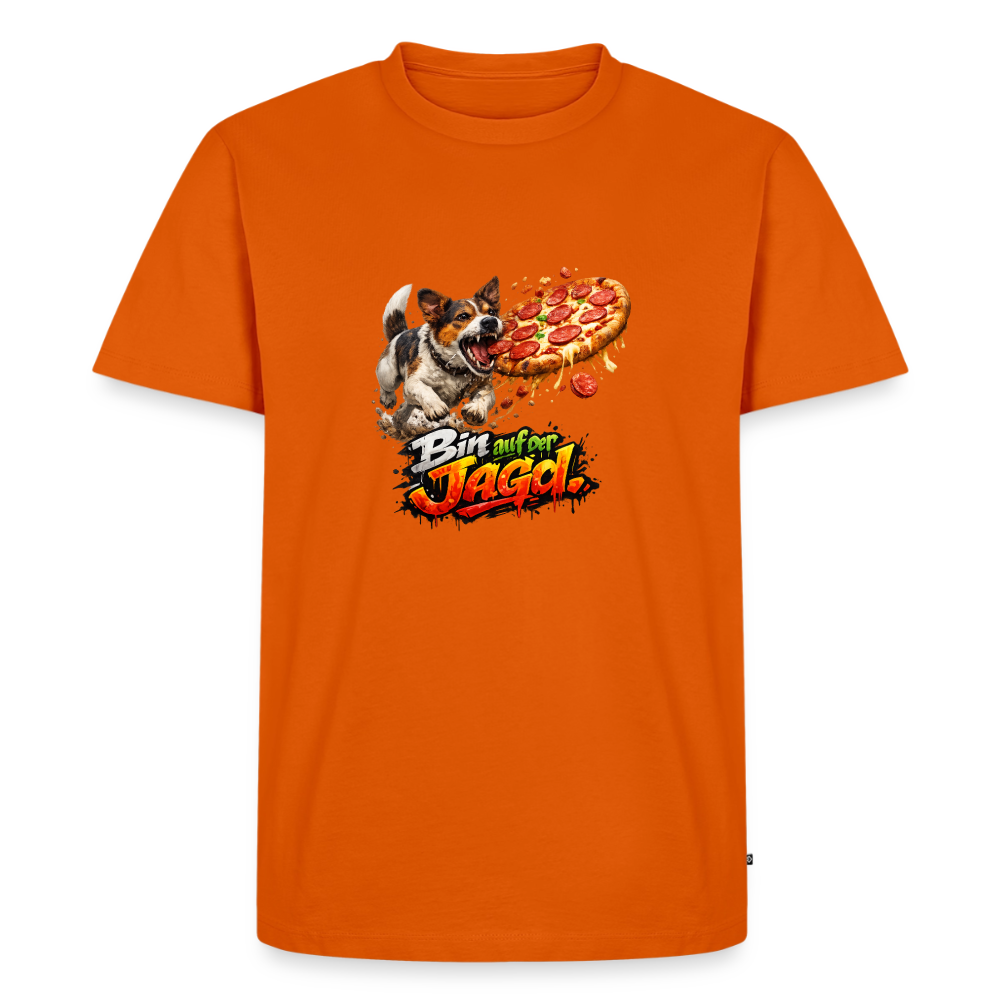 Premium T-Shirt "Auf Jagd" - Orange 
