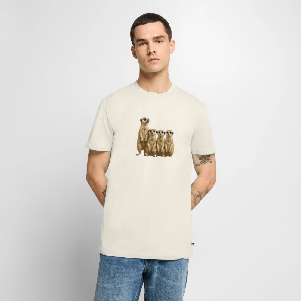 Premium T-Shirt "Erdmanns" - Naturweiß