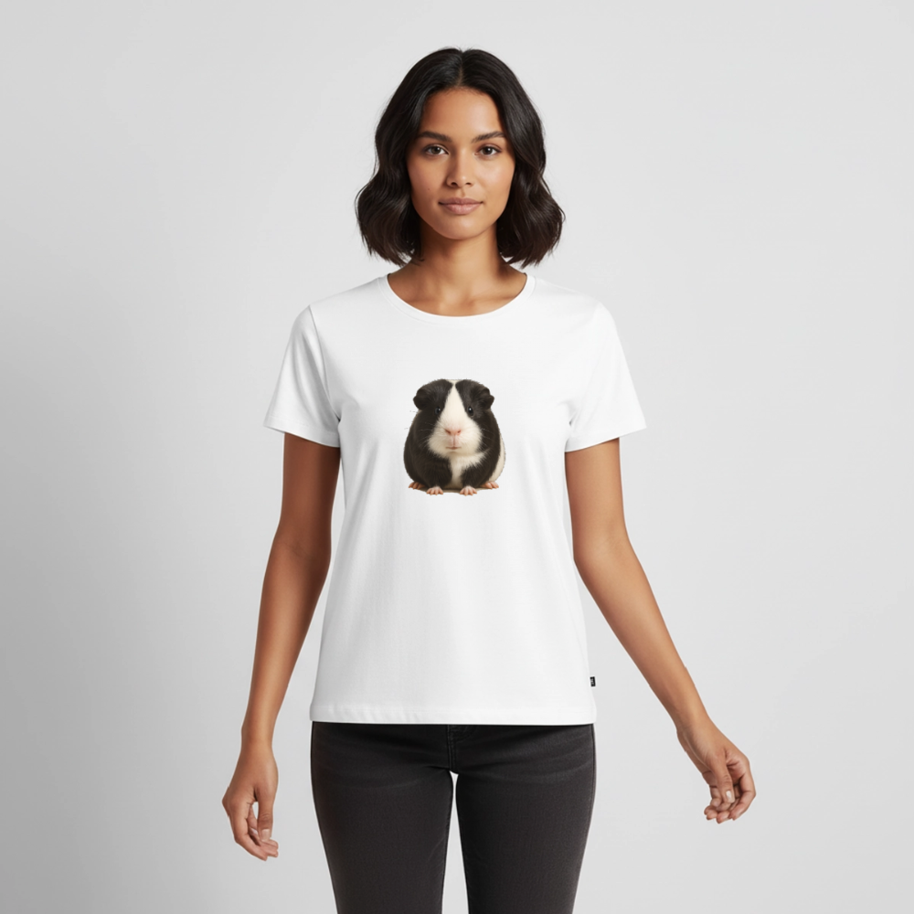 Premium T-Shirt "Meerschweinchen IV - Weiß