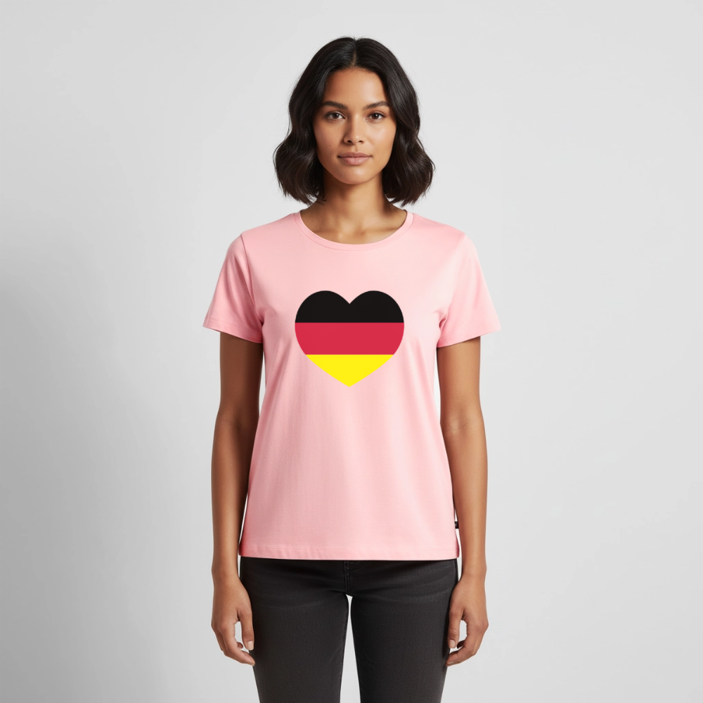 Premium T-Shirt "Herz" - Rosa