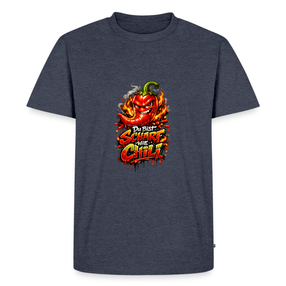 Männer Premium T-Shirt "Scharf wie Chili" - Jeansblau 