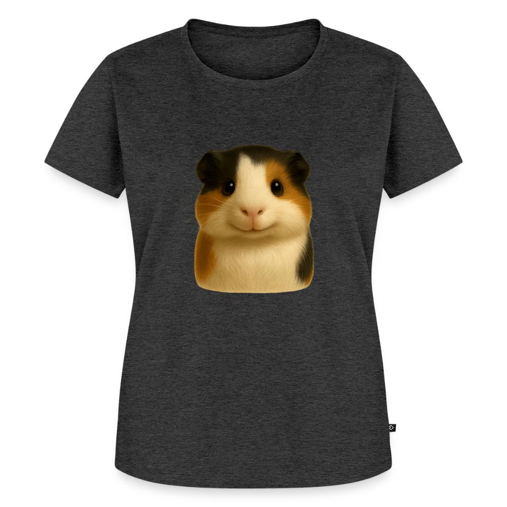 Premium T-Shirt "Meerschweinchen V" - Anthrazit meliert