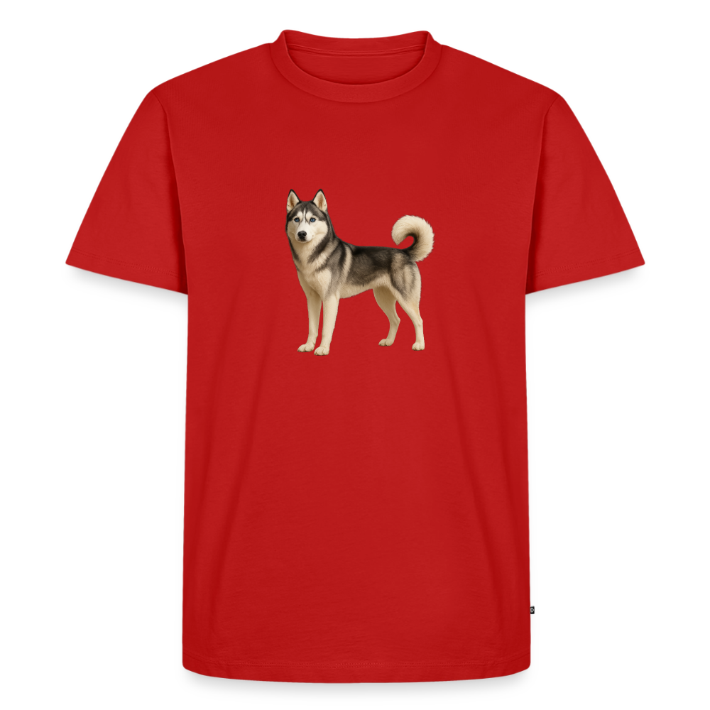 Premium T-Shirt "Husky" - Rot