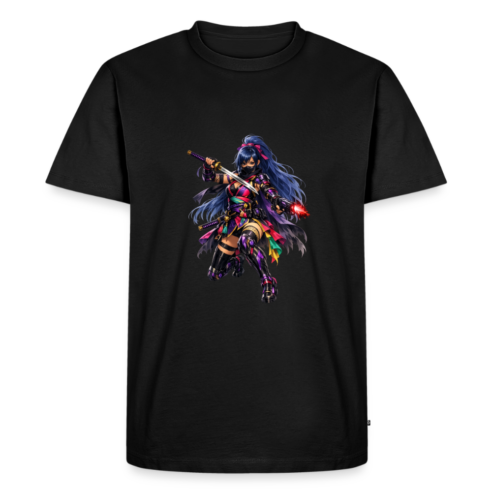 Premium T-Shirt "Future Woman II" - Schwarz