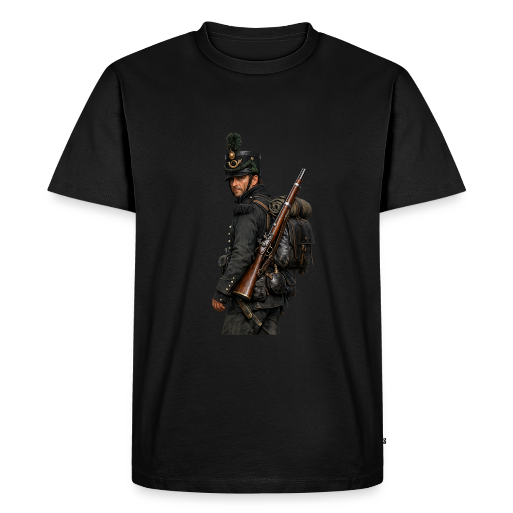 Premium T-Shirt "Scharfschütze" - Schwarz