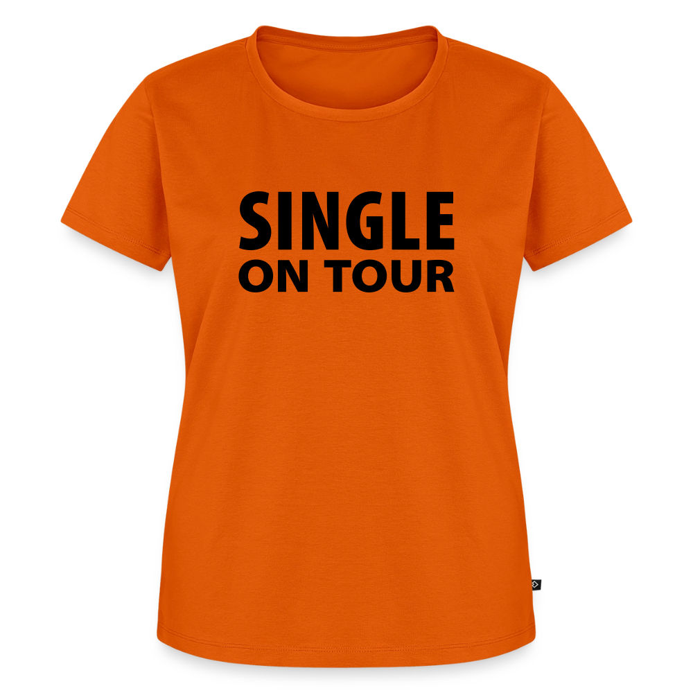 Premium T-Shirt "Single on Tour" - Orange 