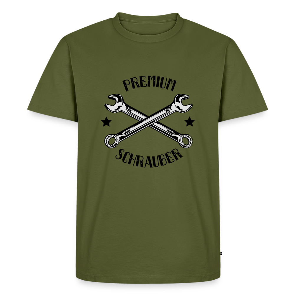 Premium T-Shirt "Schrauber" - Khaki