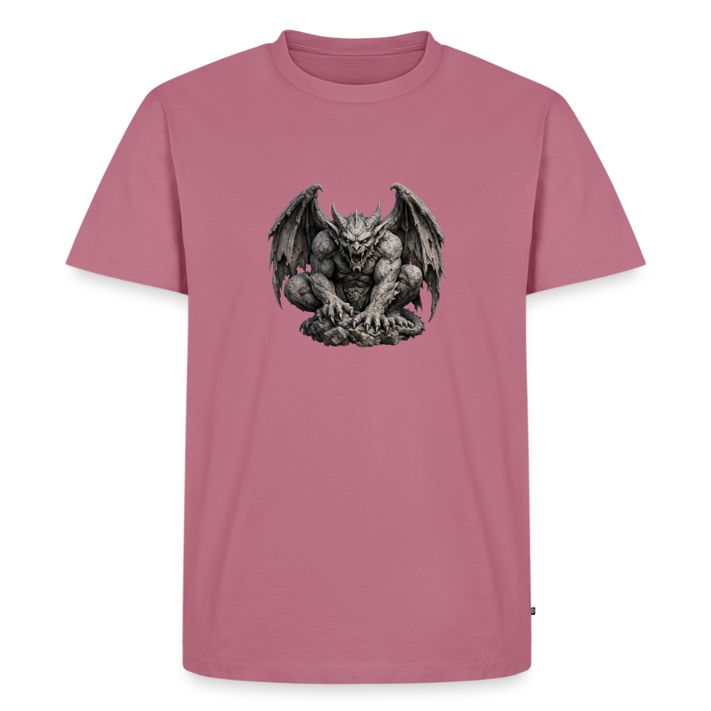 Premium T-Shirt "Gargoyle sitzend" - Mauve