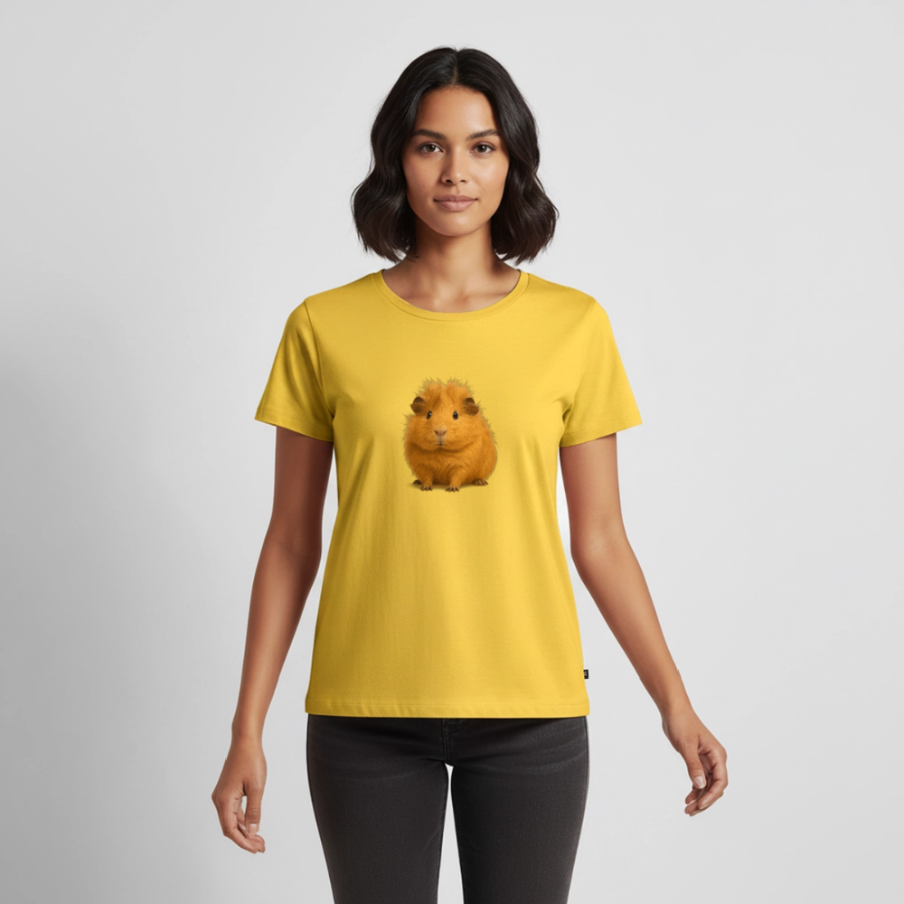 Premium T-Shirt "Meerschweinchen III" - Sonnengelb