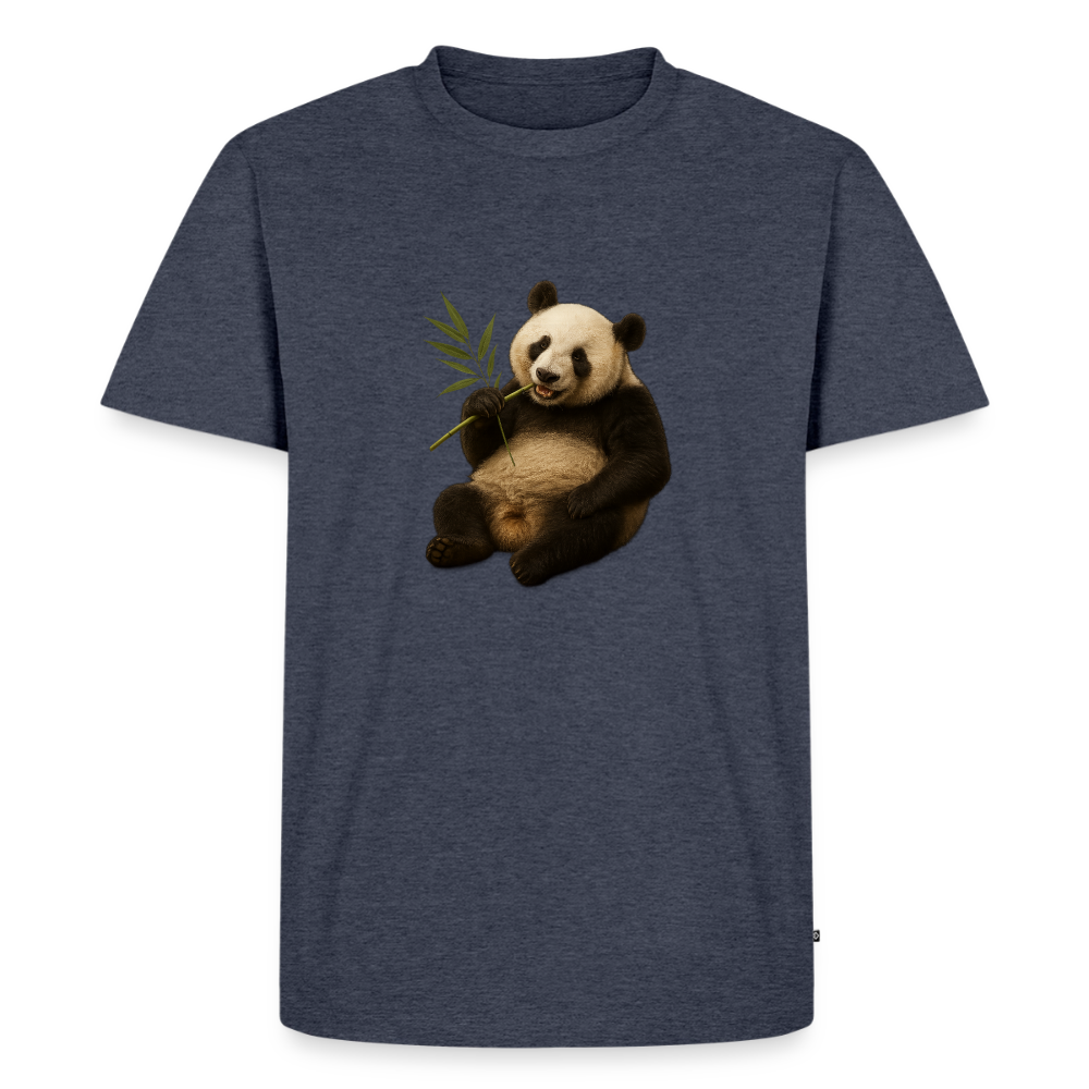 Premium T-Shirt "Panda" - Jeansblau 