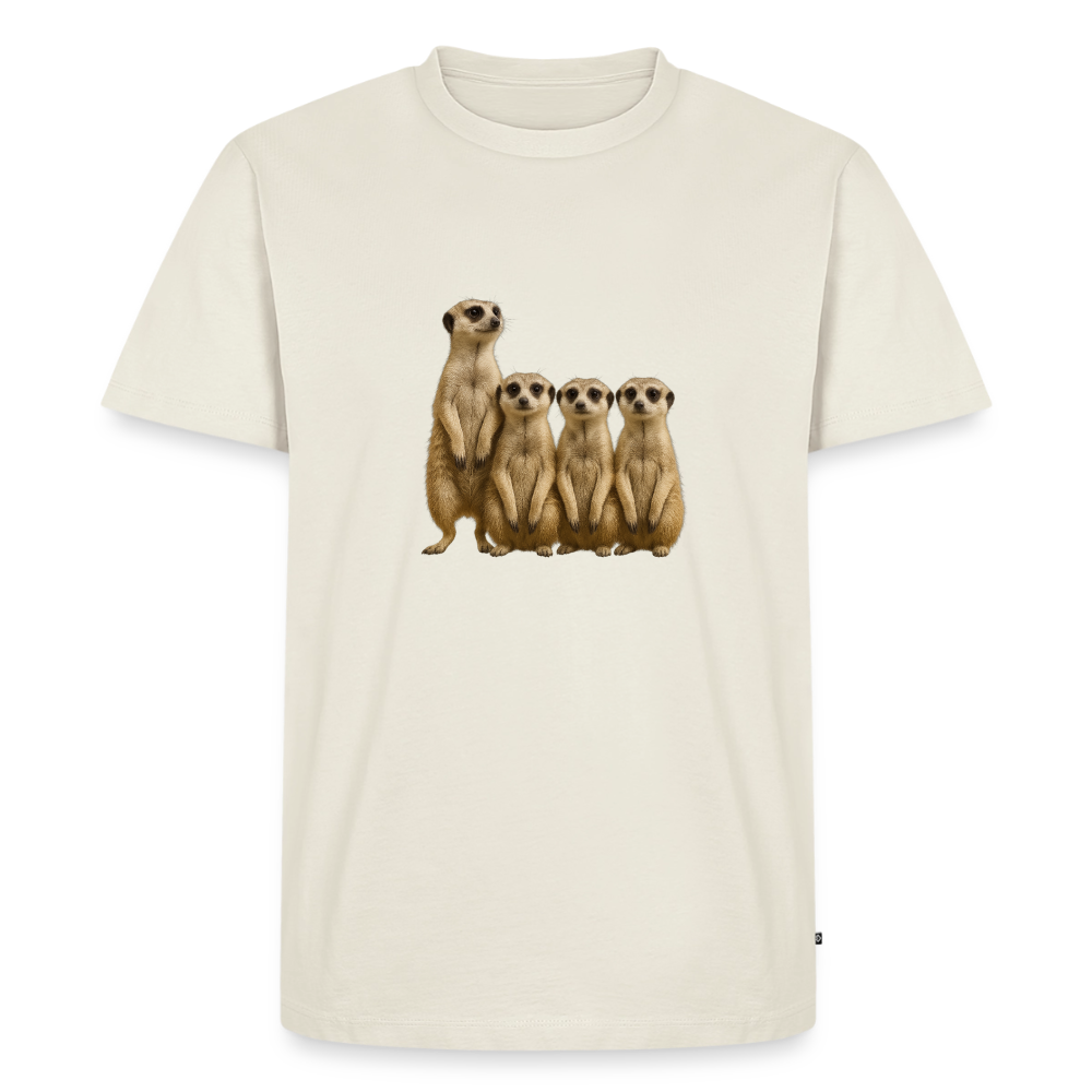 Premium T-Shirt "Erdmanns" - Naturweiß