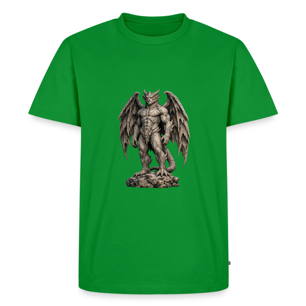 Premium T-Shirt "Gargoyle stehend" - Grün