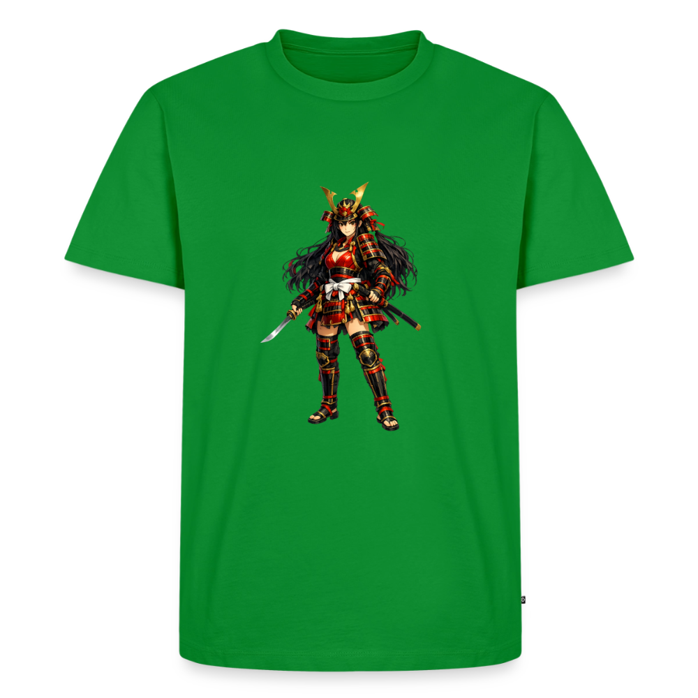 Premium T-Shirt "Samuraj Girl" - Grün