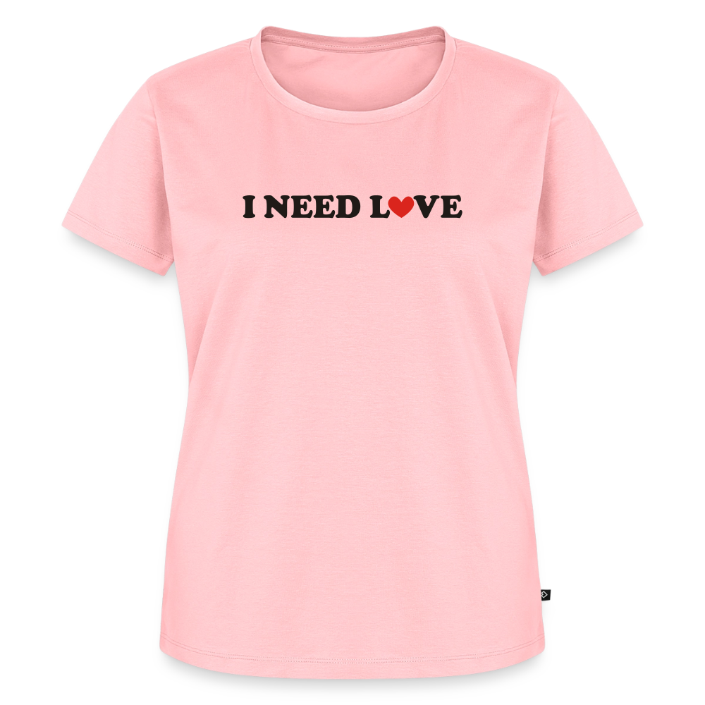 Premium T-Shirt "Need Love" - Rosa