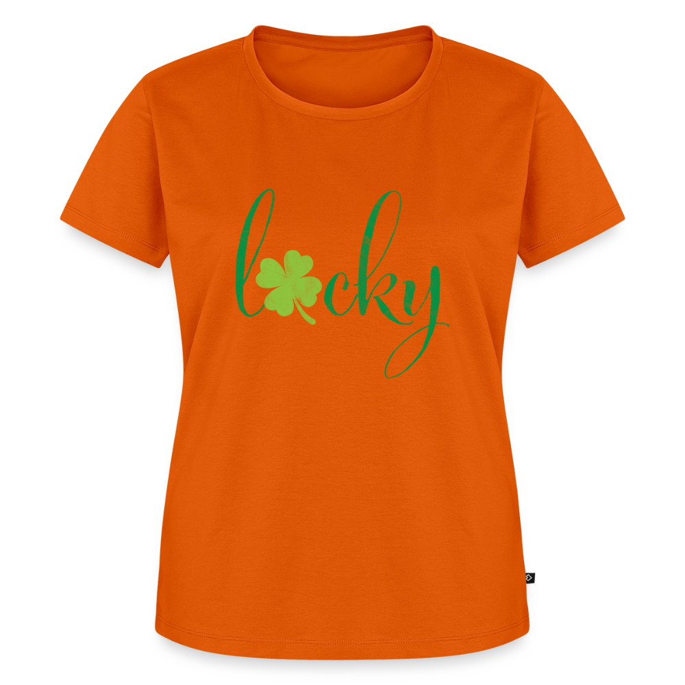 Premium T-Shirt "Lucky" - Orange 