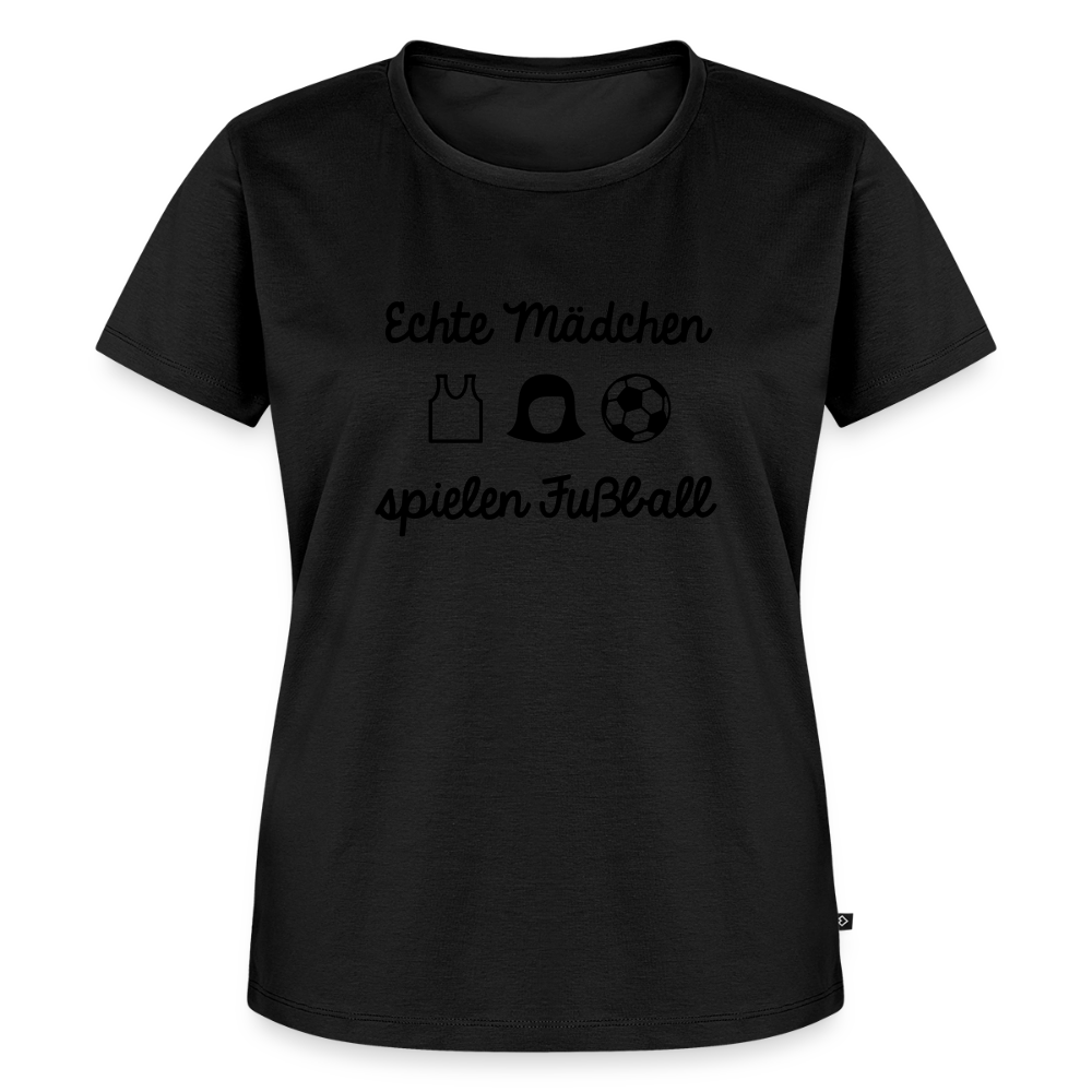 Premium T-Shirt "Echte Frauen" - Schwarz