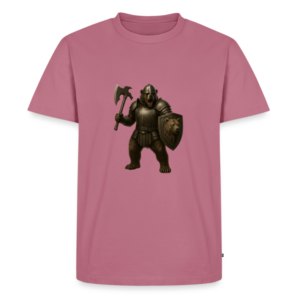 Premium T-Shirt "Grizzly Warrior" - Mauve