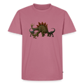 Premium T-Shirt "Stego vs Raptoren" - Mauve