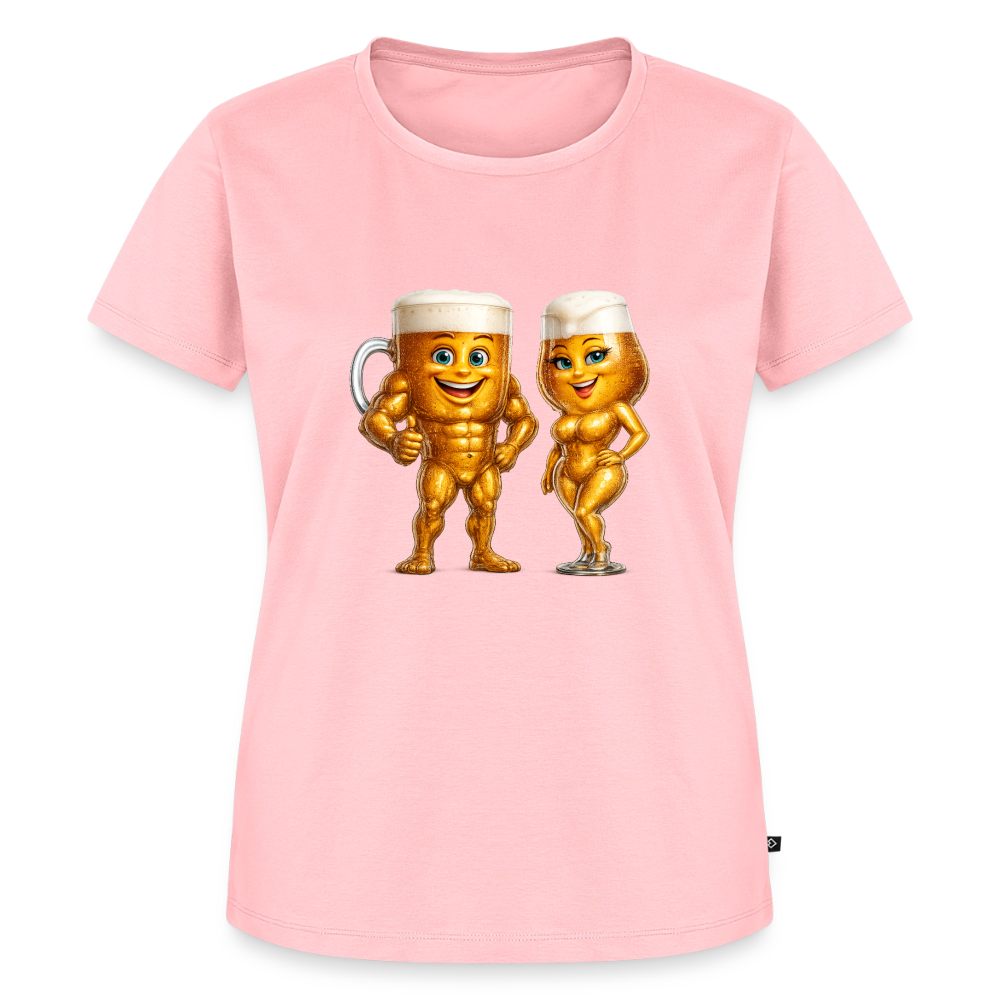 Premium T-Shirt "Bierpärchen" - Rosa