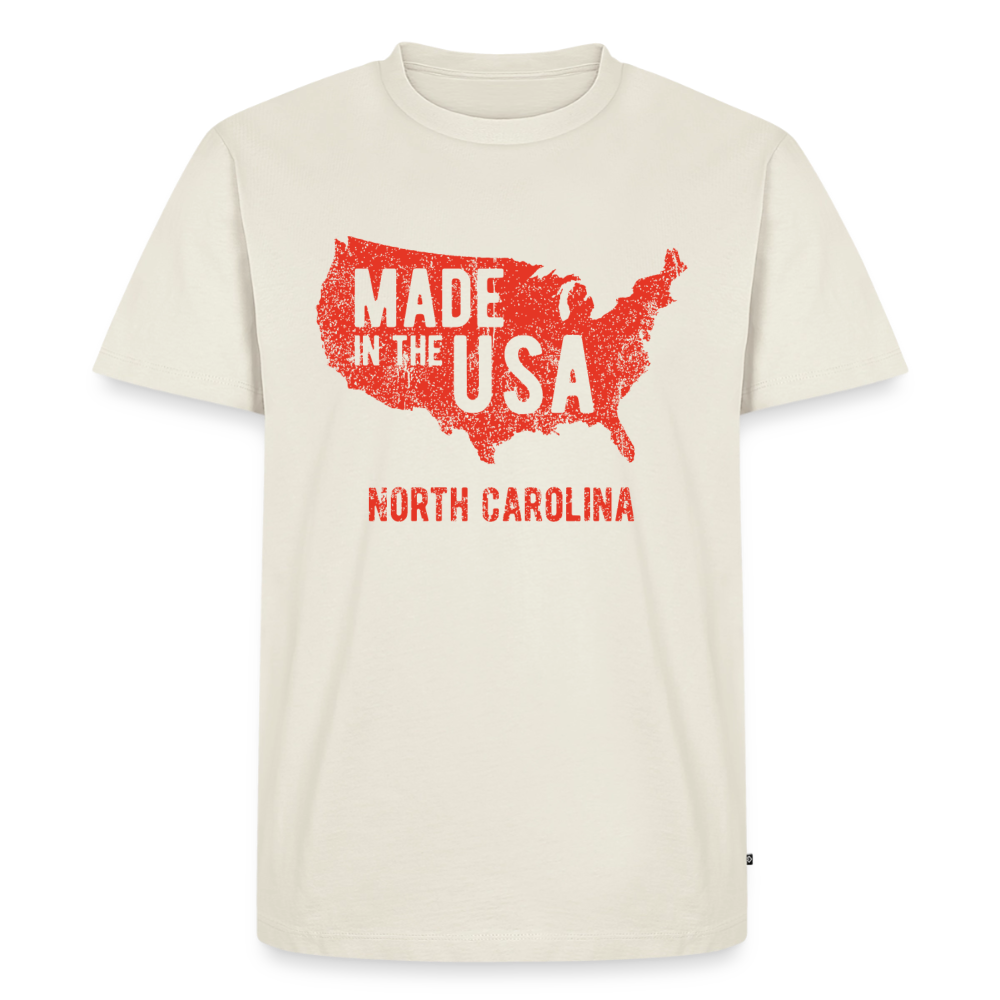 Premium T-Shirt "Made in US" - Naturweiß