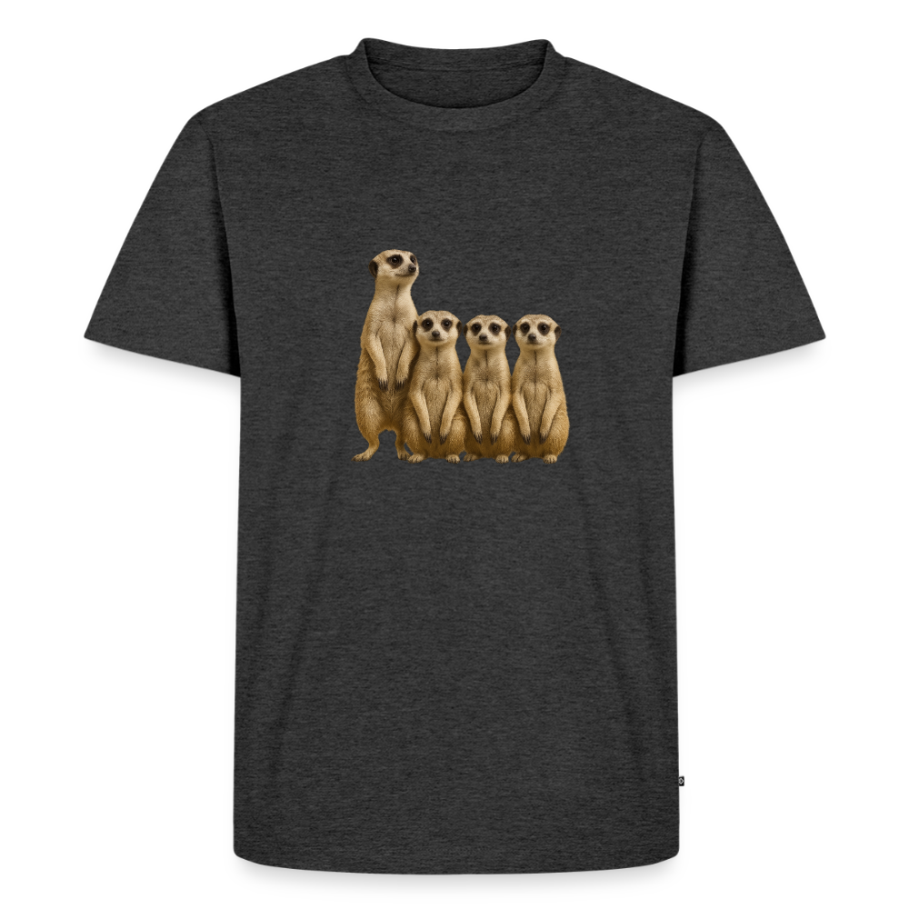 Premium T-Shirt "Erdmanns" - Anthrazit meliert