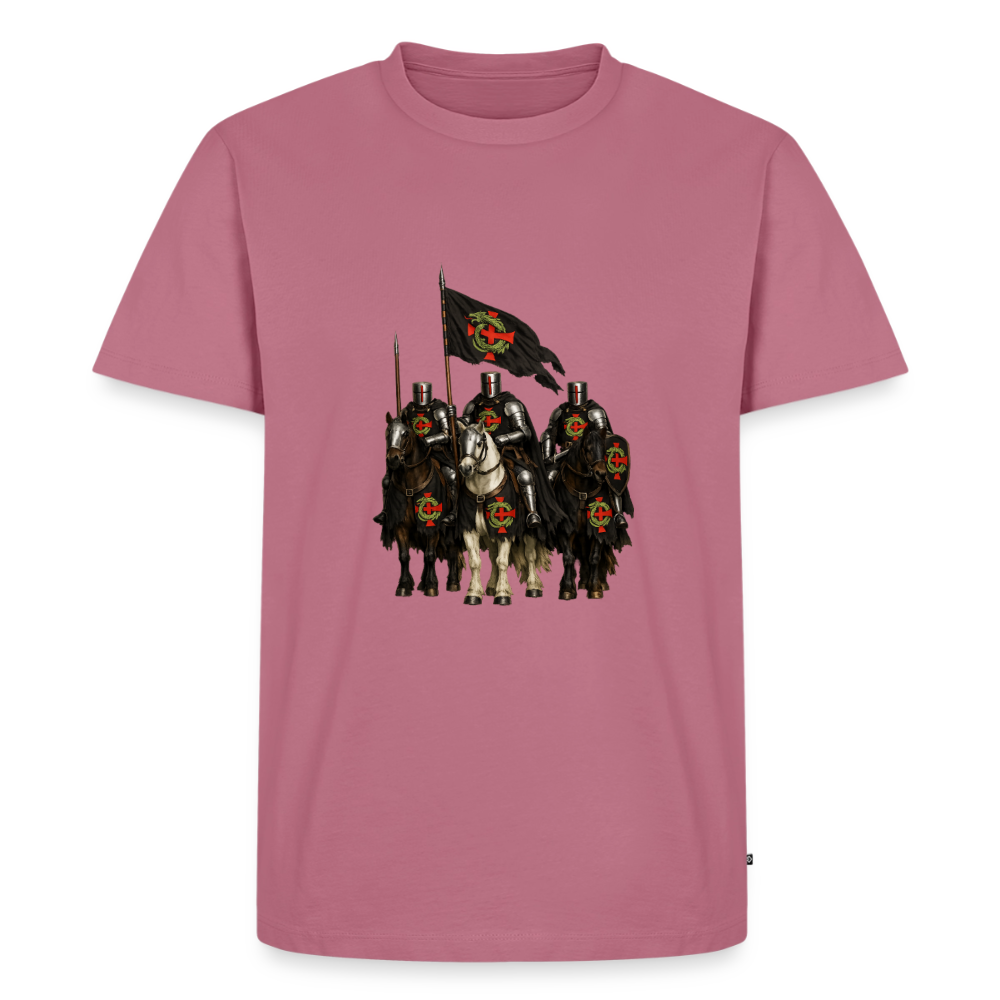 Premium T-Shirt "Ritter zu Pferd" - Mauve