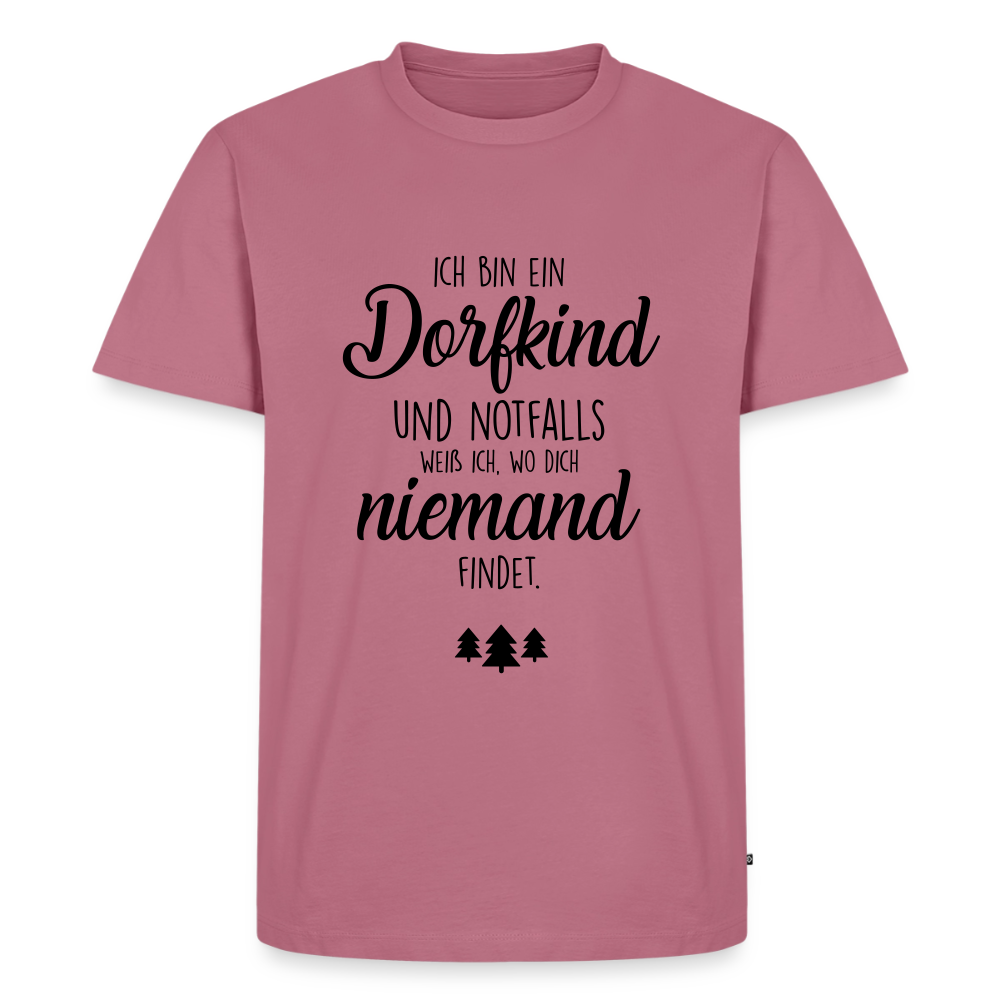 Premium T-Shirt "Dorfkind" - Mauve