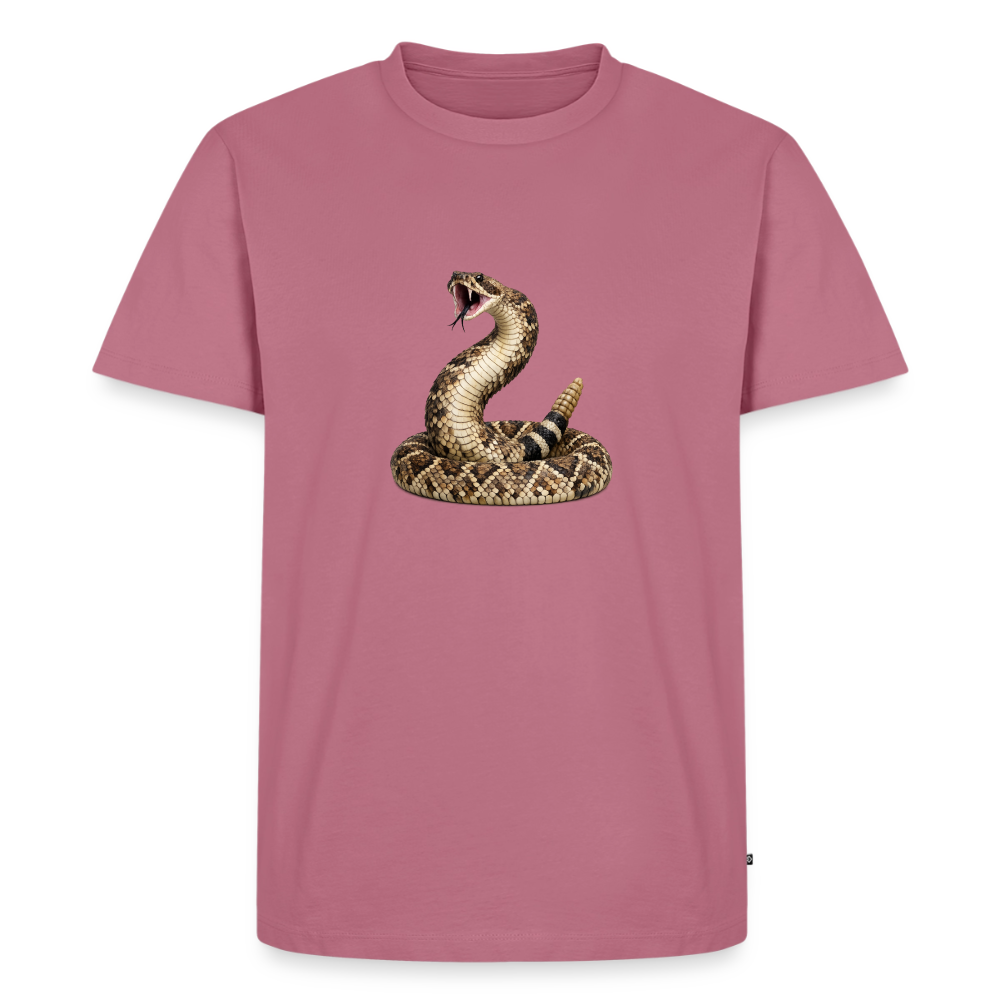 Premium T-Shirt "Klapperschlange" - Mauve